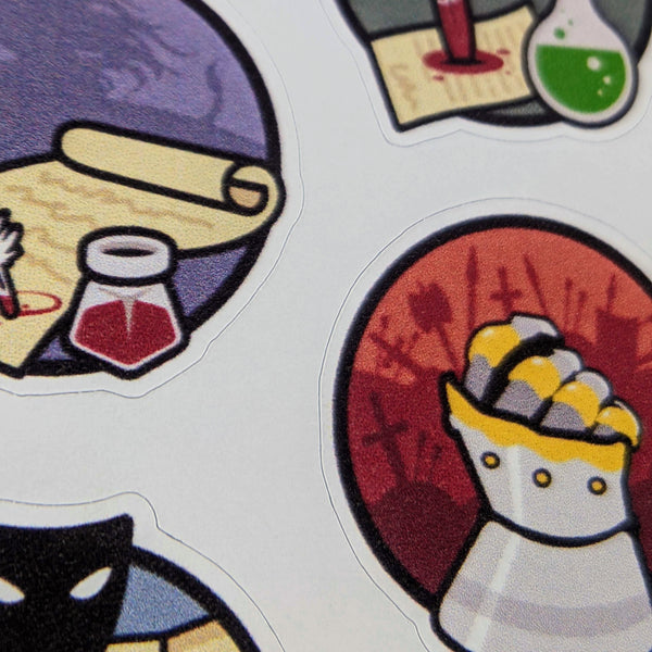 RolePins Sticker Sheets