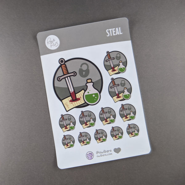 RolePins Sticker Sheets